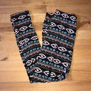 Girls XL (16) Cato Pattern Fashion Leggings